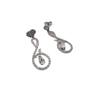 Pendientes plata Girone