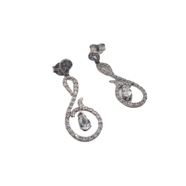 Pendientes plata Girone