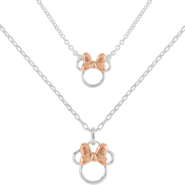 Set colgantes latón madre e hija Minnie