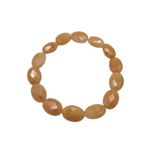 Pulsera piedra naranja