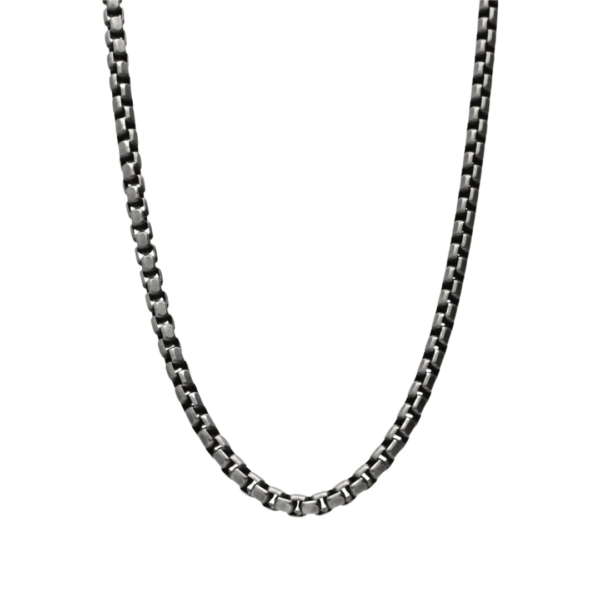 Cadena Ekile acero inoxidable negra