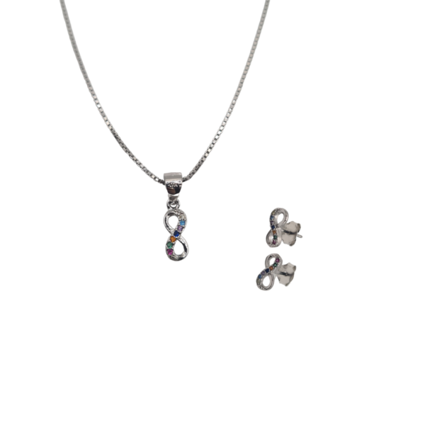 Conjunto plata infinity