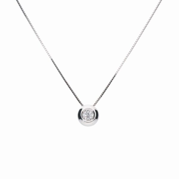 Gargantilla oro blanco Nicte