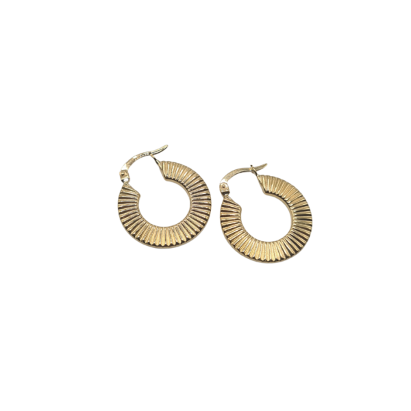 Pendientes oro amarillo 18 quilates aro Egipcio