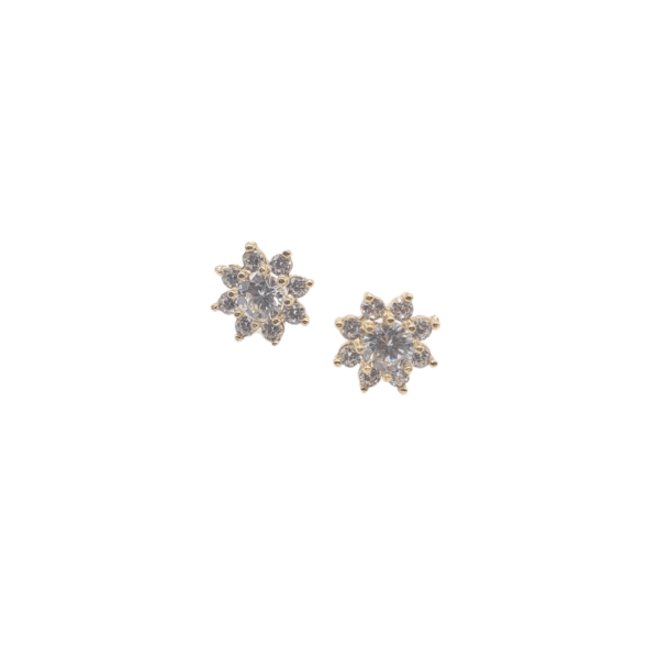 Pendientes oro 18 quilates Roseta