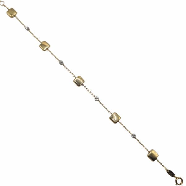 Pulsera oro 18 quilates Cube