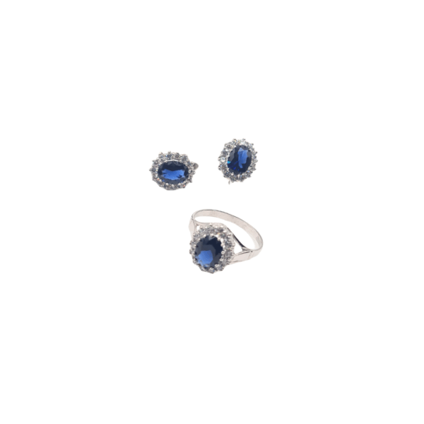 Conjunto Oro blanco Lady