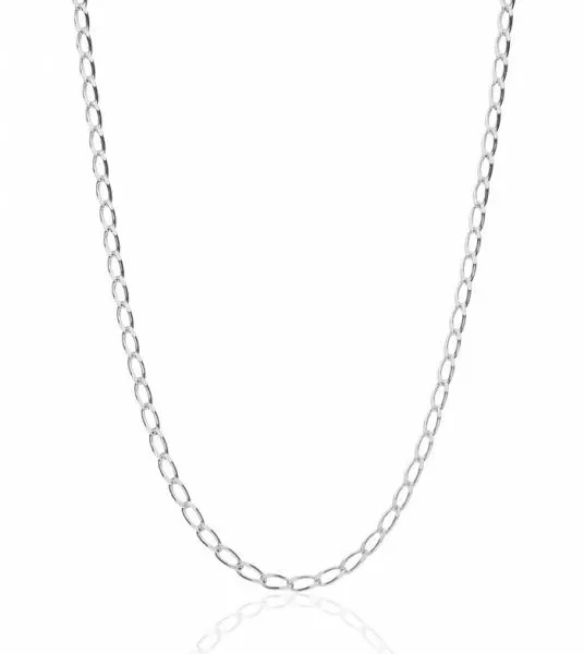 Cadena bilbao plata 45cm