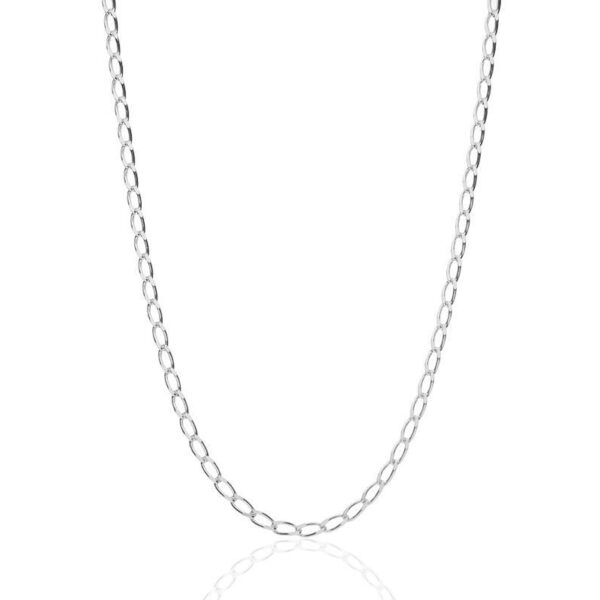 Cadena bilbao plata 50cm