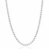 Cadena bolas plata 50cm