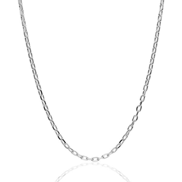 Cadena forzada plata 45cm