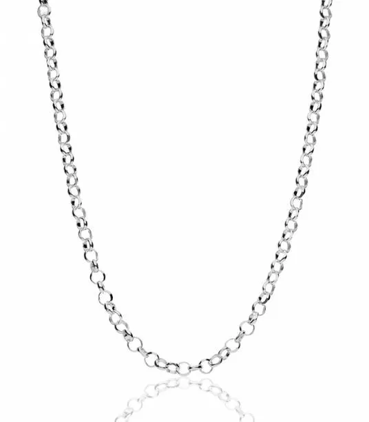 Cadena rolo plata 45cm