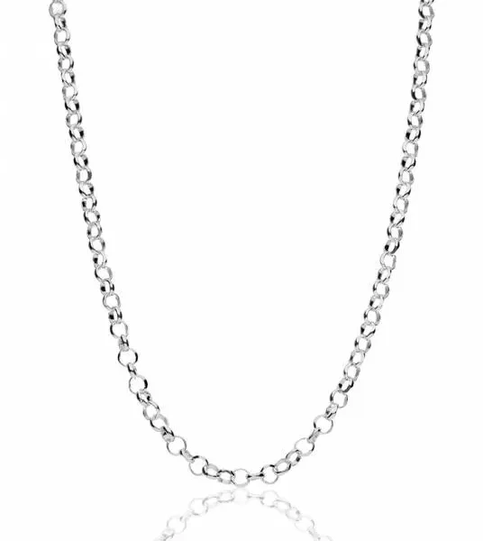 Cadena rolo plata 50cm