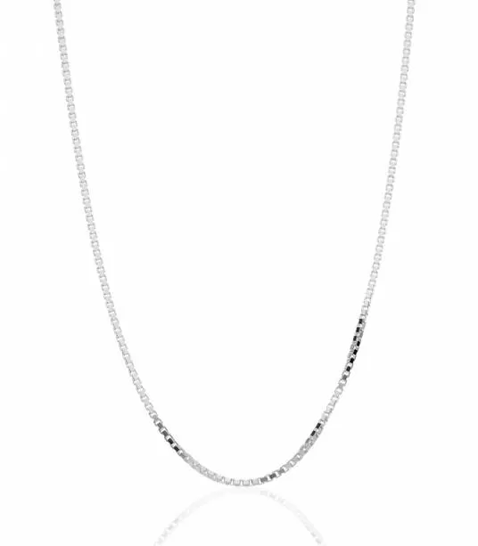 Cadena veneciana plata 45cm