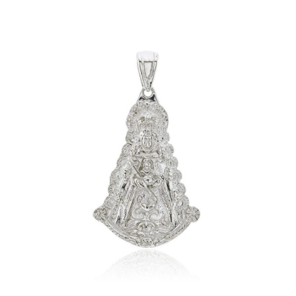 Colgante Virgen del Rocio plata