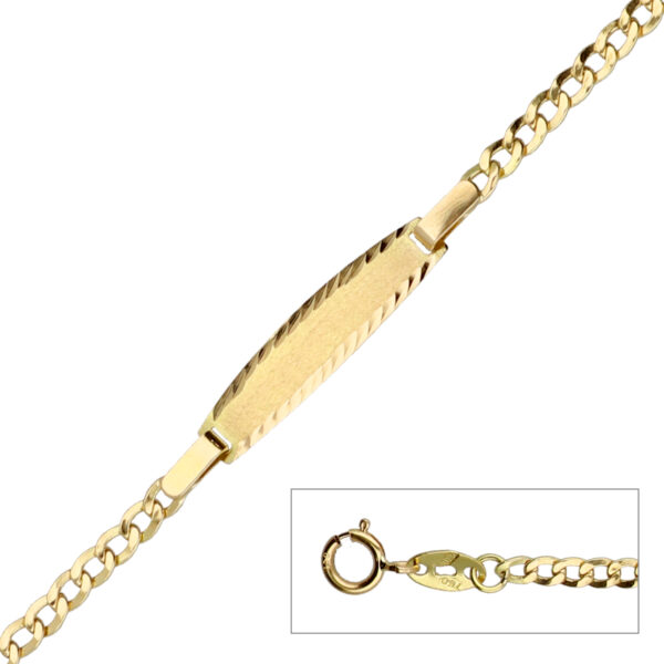 Esclava bebé oro amarillo barbada Zoe