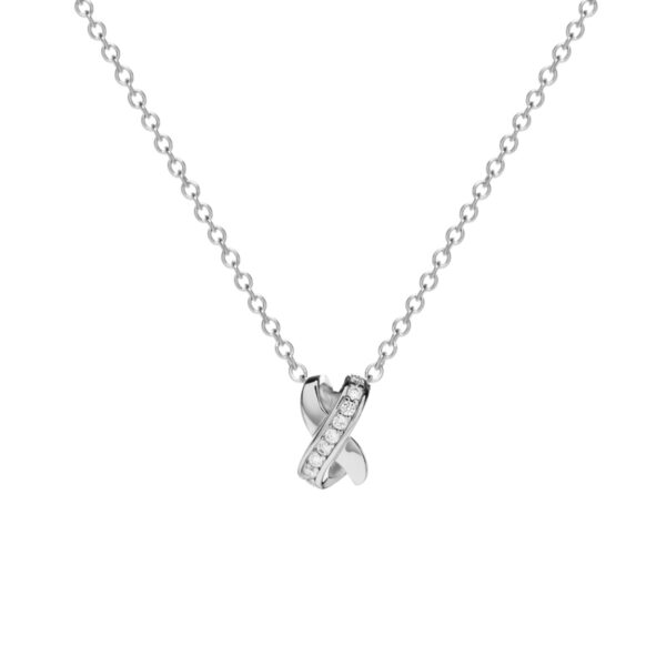 COLLAR PEQUEÑO CRUZADO CON CIRCONITAS