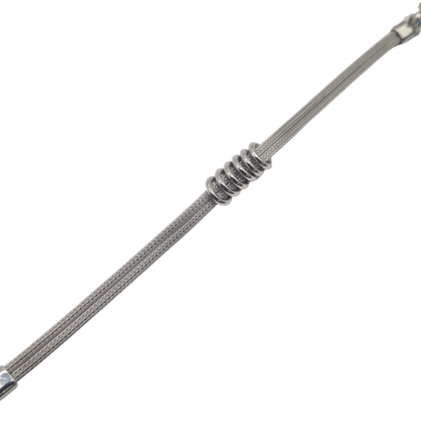 Pulsera calza plata circulos