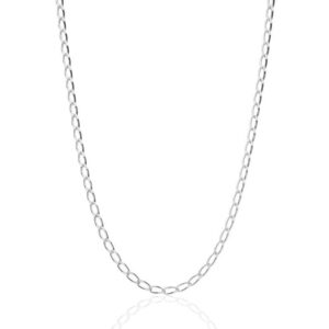 Cadena bilbao plata 60cm