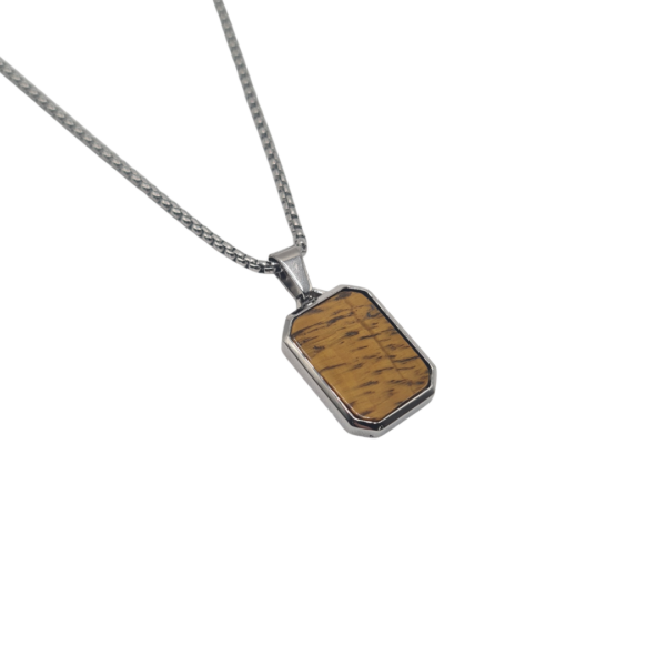 Colgante Lodz ojo de tigre 60cm