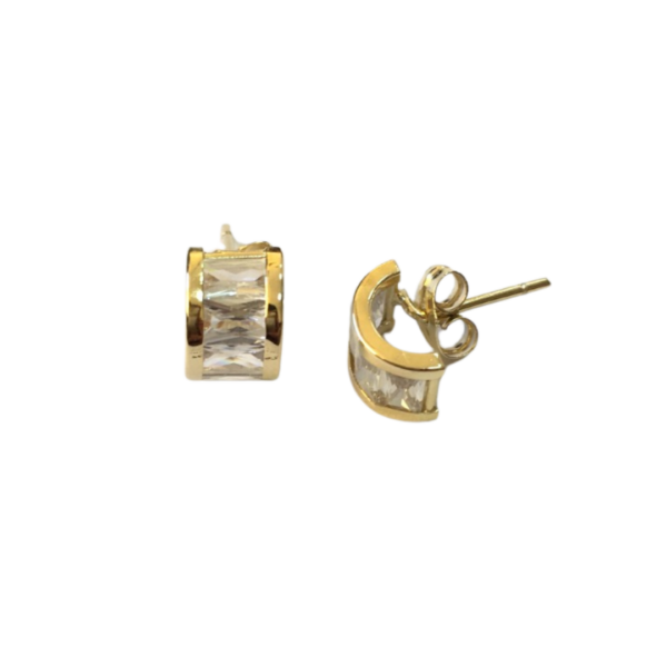 Pendientes oro amarillo Breda 5.5x8mm