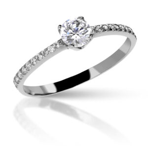 Pendientes oro blanco Nora