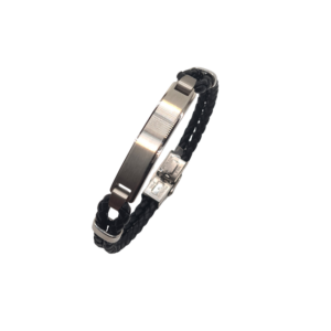 Pulsera Volendam cuero negro