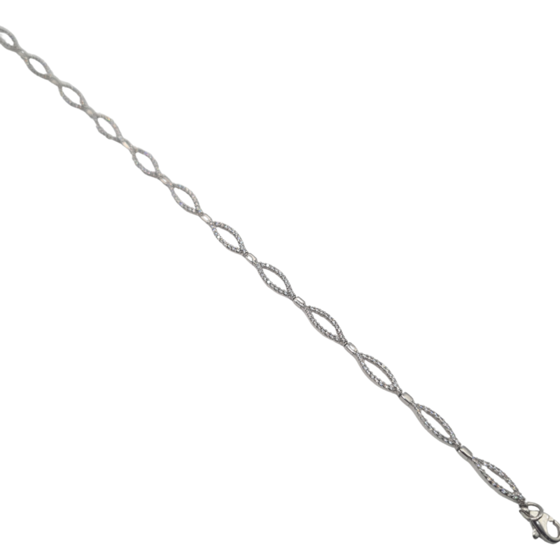 Pulsera oro blanco Aine