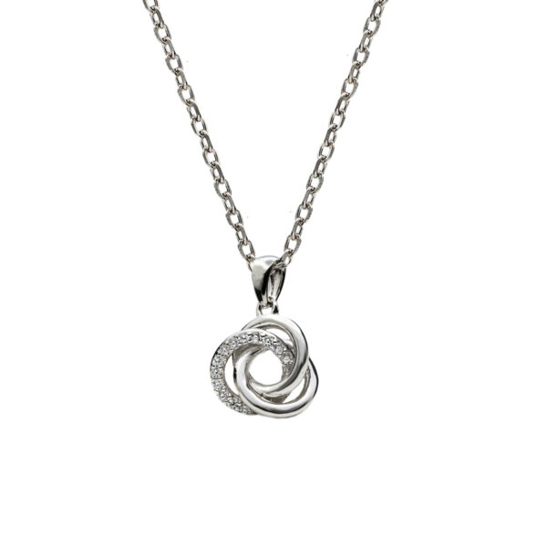 COLLARES DE PLATA PEQUEÑO DISEÑO ESPIRAL
