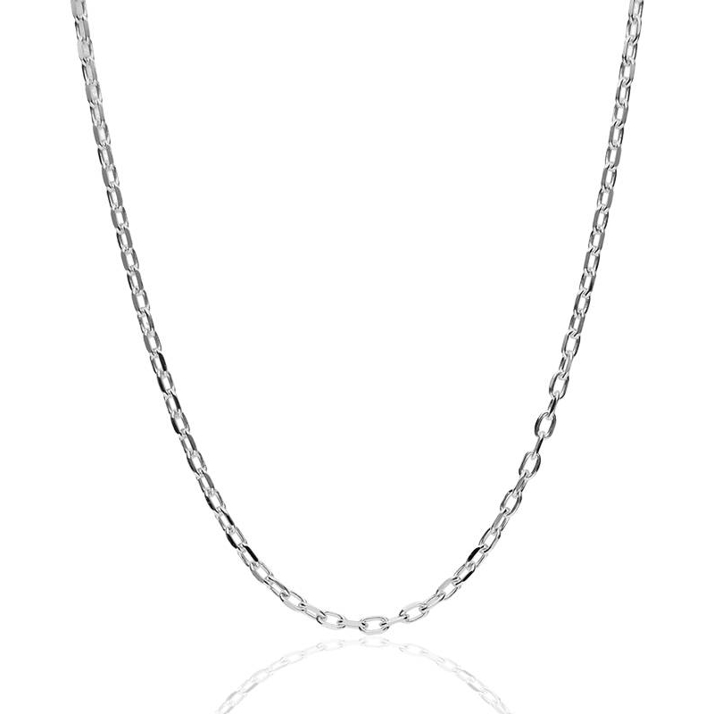 Cadena forzada plata 45cm