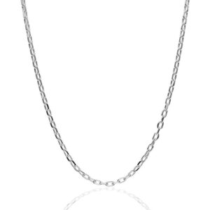 Cadena forzada plata 50cm