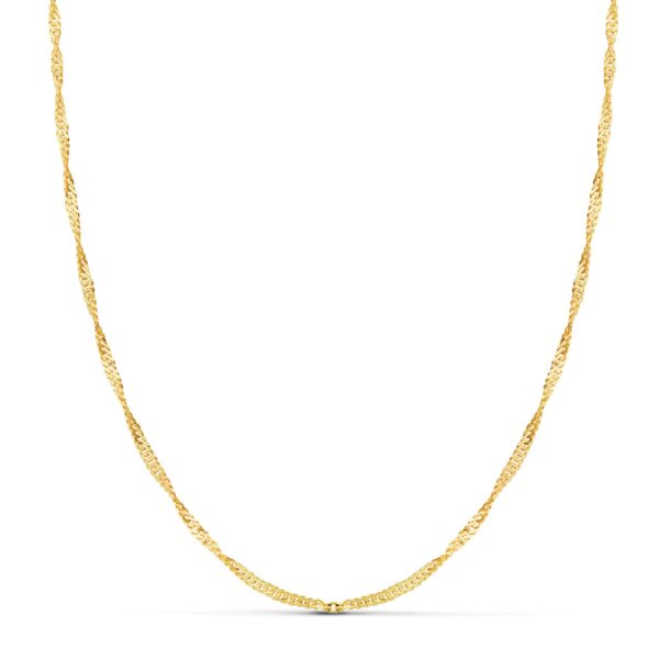 Cadena singapur oro amarillo
