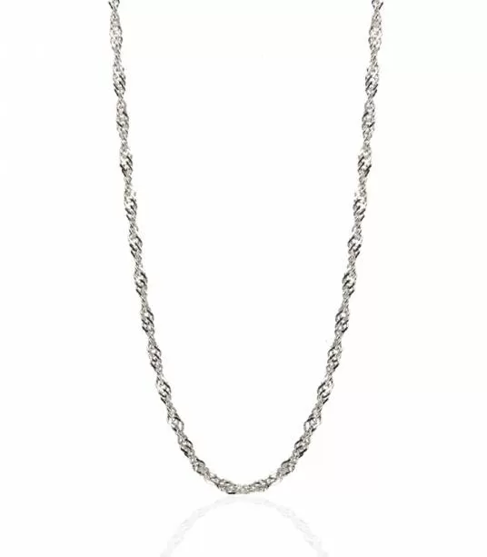 Cadena singapur plata 40cm
