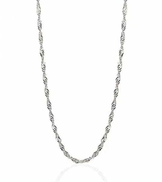 Cadena singapur plata 50cm