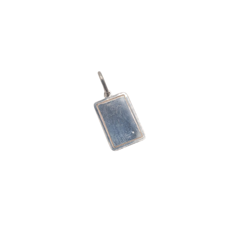 Colgante marco plata 19x13mm