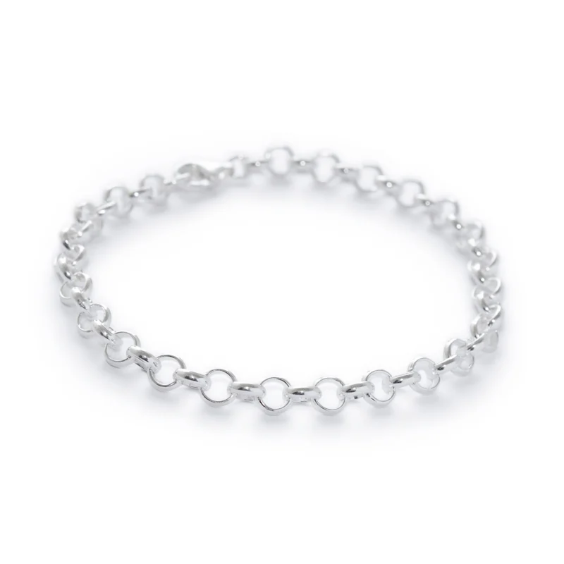 Pulsera rolo plata