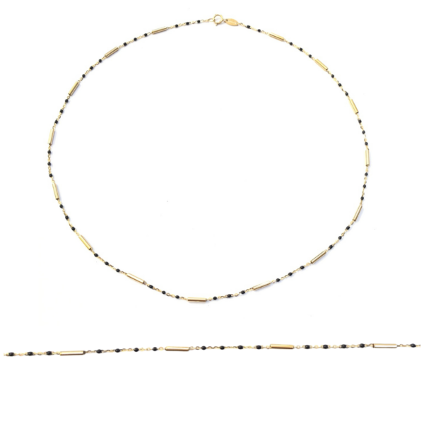 Conjunto gargantilla y pendientes oro amarillo Claris