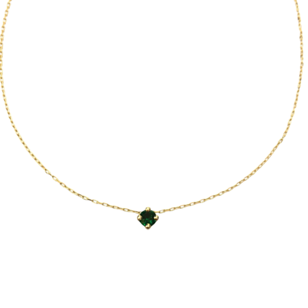 Gargantilla oro amarillo Esmeralda