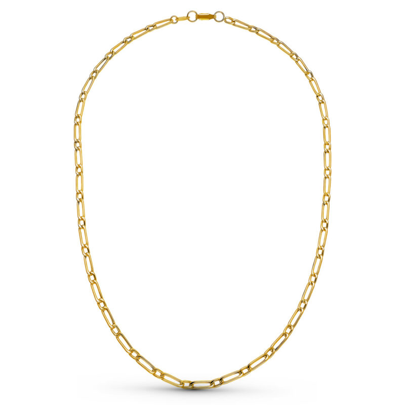 Cadena de oro amarillo Cartier hueca 50 cm 3 mm