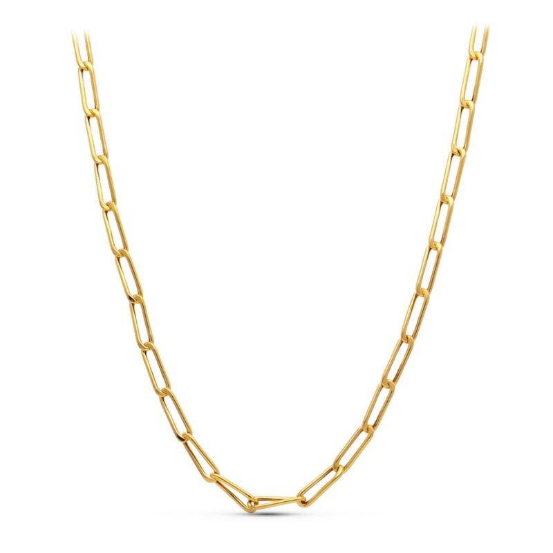 Cadena de oro amarillo Bilbao 50 cm 4 mm