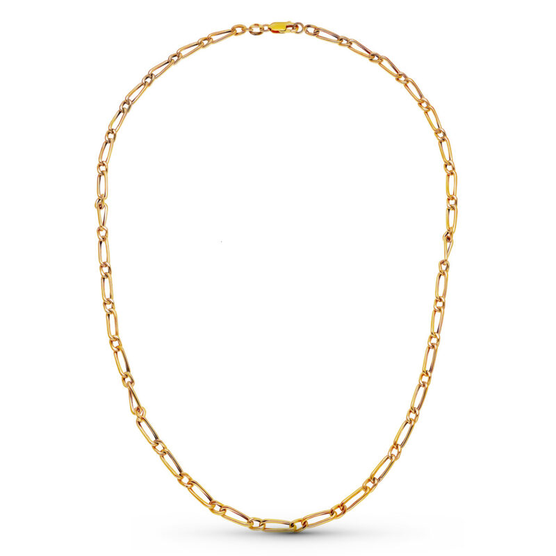 Cadena de oro amarillo Cartier hueca 50 cm 4 mm