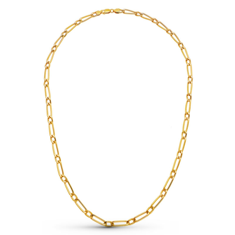 Cadena de oro amarillo Cartier hueca 50 cm 4.5 mm