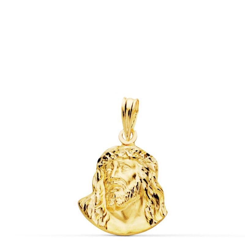 Colgante oro amarillo Cabeza de Cristo de murillo